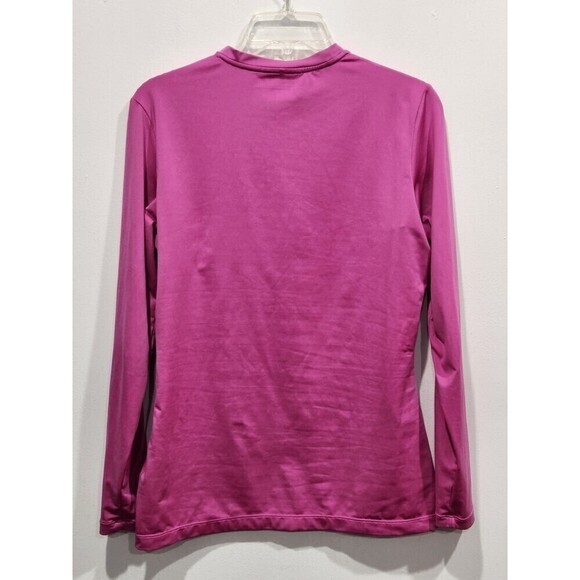 NIKE Golf Tour Performance Pink Long Sleeve Dri-Fit Tee, M - Picture 2 of 6